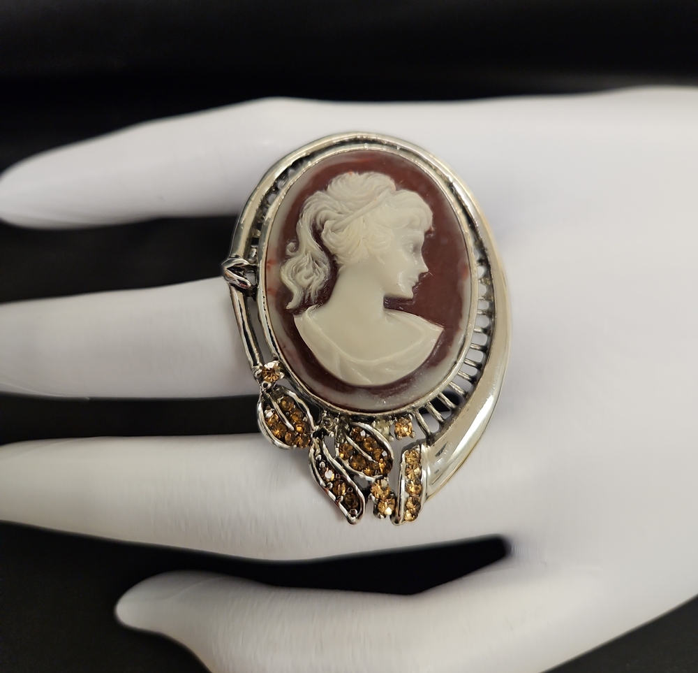 Vintage Cameo Brooche And Pendant